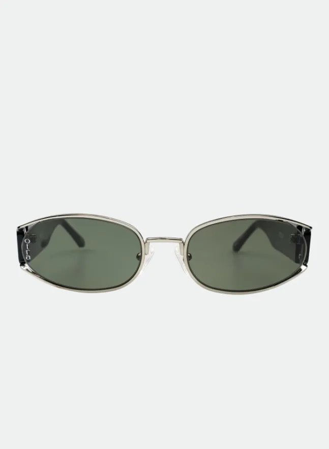 Polly Silver Black/Green