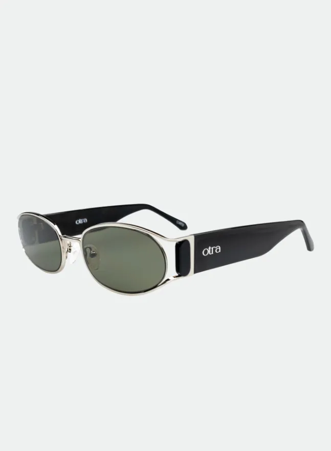 Polly Silver Black/Green
