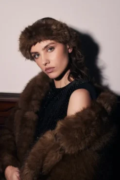 Posh Headband Dark Brown