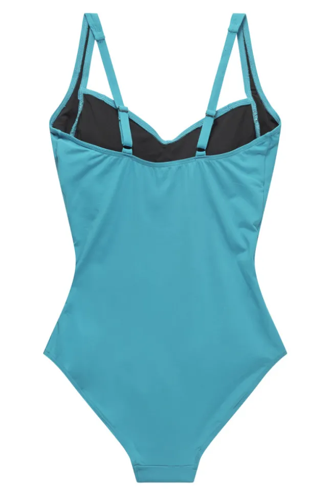 Potenza Solid Swimsuit Capri