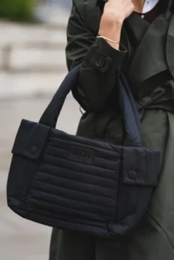 Puffed City Bag New Black