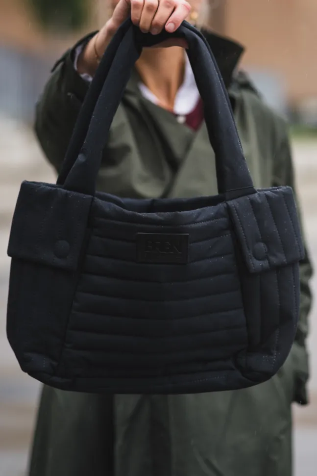 Puffed City Bag New Black