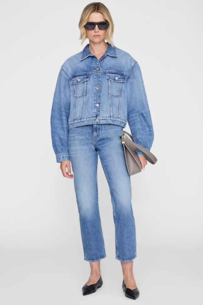 Quincy Jacket Cascade Blue Washed Blue