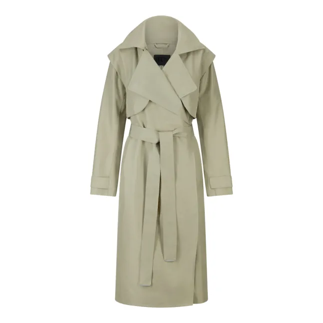 Regndråpe Trench Coat Green