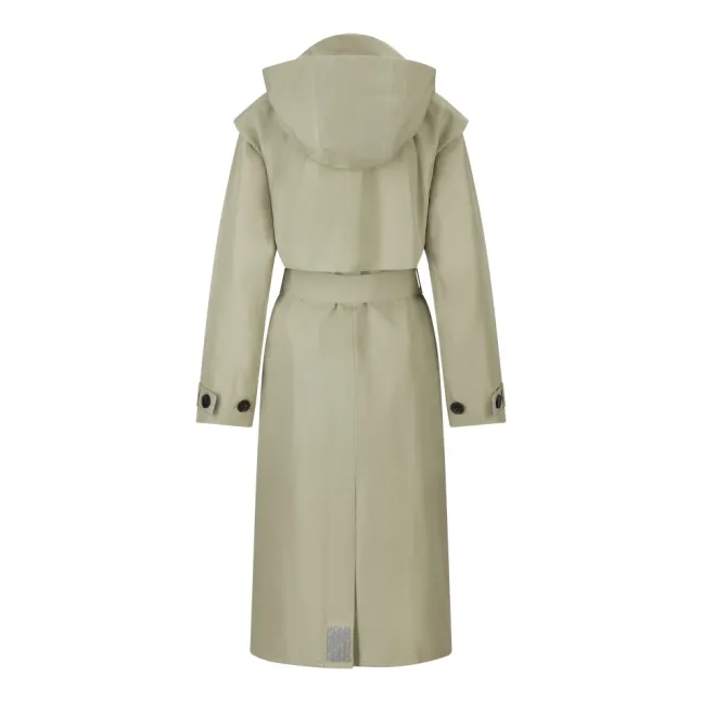 Regndråpe Trench Coat Green