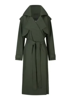 Regndråpe Trench Coat Rosin Dark Green