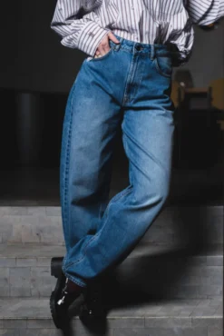 Reign Barrel Jeans M.Blue