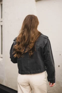 Reign Denim Jacket Graphite Grey