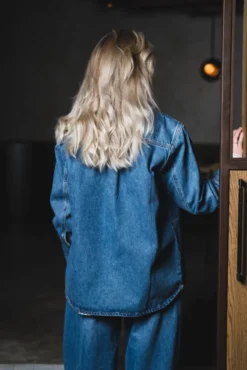 Reign Denim Overshirt M.Blue
