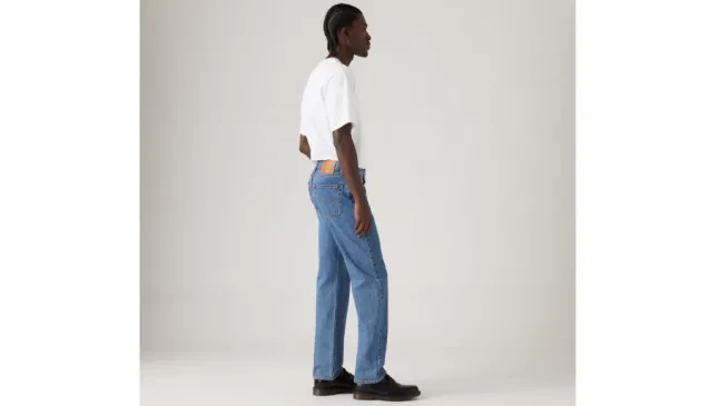 555 Relaxed Straight Blue Essentials