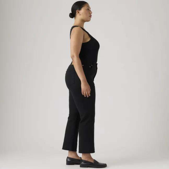 Ribcage Straight Ankle Jeans Black Sprout