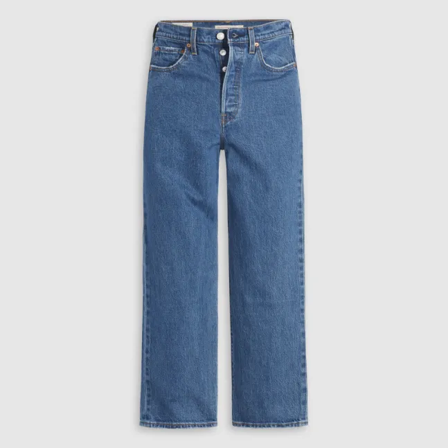Ribcage Straight Ankle Jeans Jazz Pop