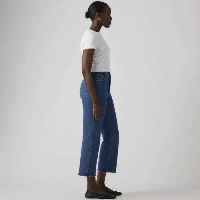 Ribcage Straight Ankle Jeans Jazz Pop