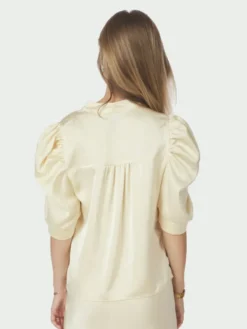 Roella Heavy Sateen Blouse Light Yellow