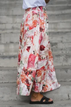 Rosalla HW Long Skirt Pristine Rosalla Print