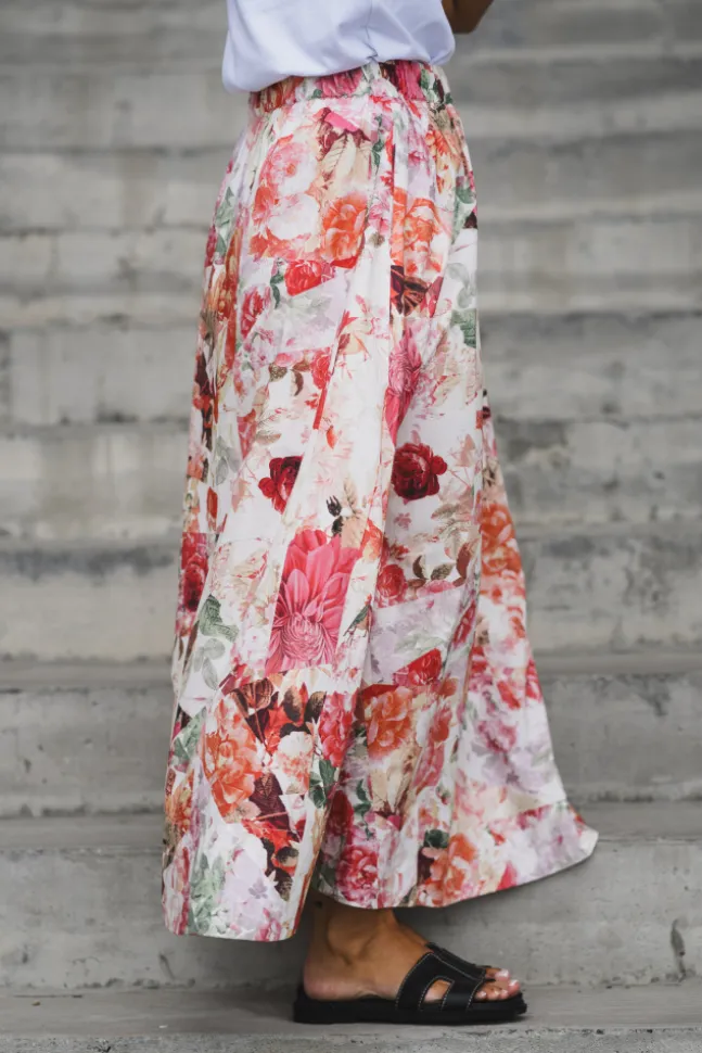 Rosalla HW Long Skirt Pristine Rosalla Print