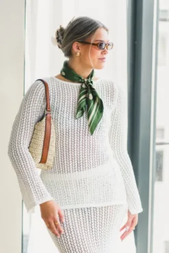 Rosana Knit White