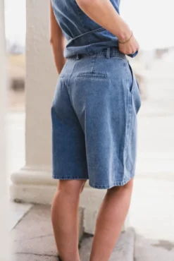 Rosel Denim Shorts Blue