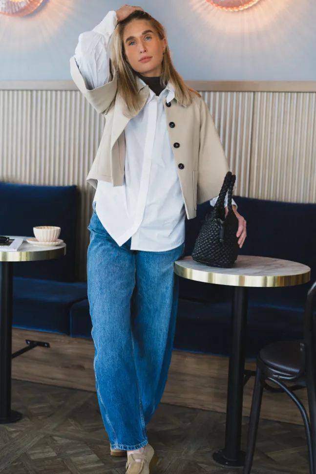 Rosemma Trench Mini Jacket Beige