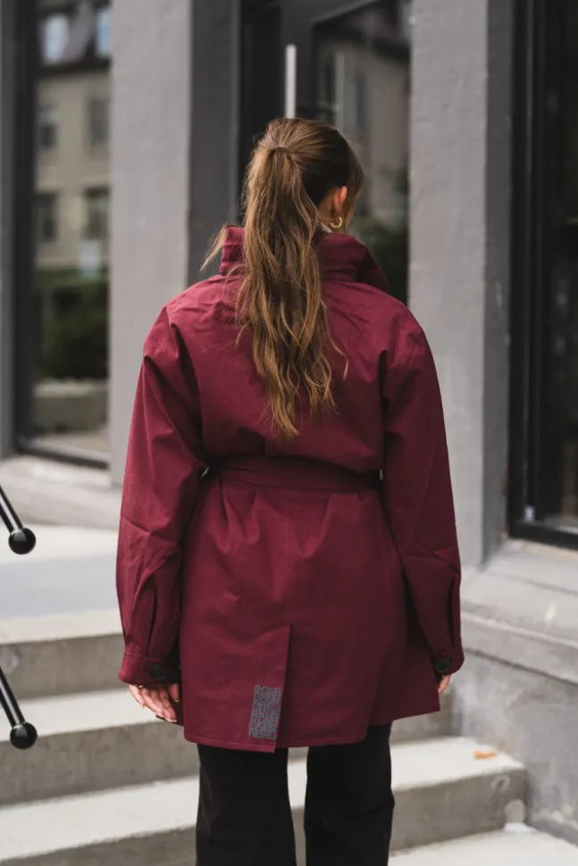 Rossby Coat Wine Red