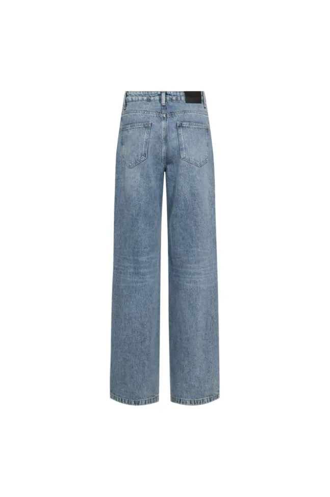 Ruthie Asym Wide Jeans Denim Blue