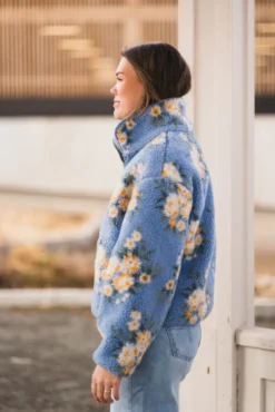 Rype Fleece Jacket Light Blue Mix