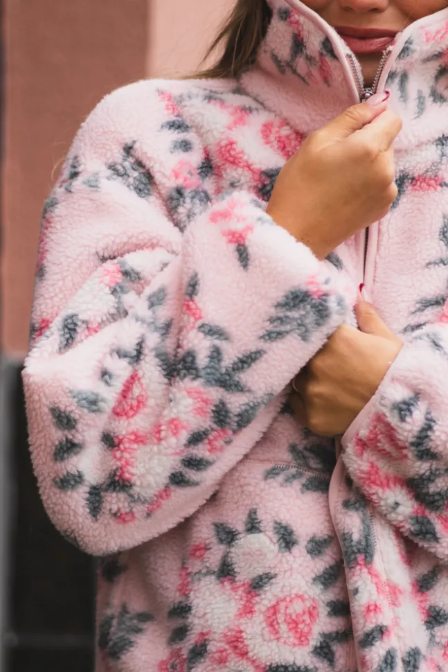 Rype Fleece Jacket Light Pink Mix