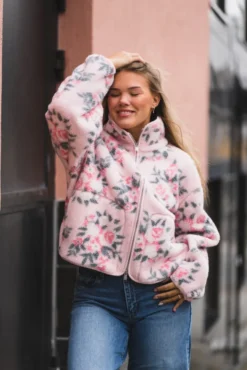 Rype Fleece Jacket Light Pink Mix