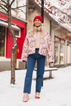 Rype Fleece Jacket Light Pink Mix