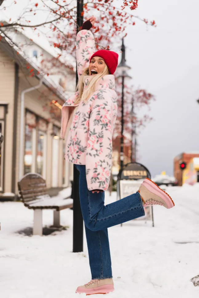 Rype Fleece Jacket Light Pink Mix