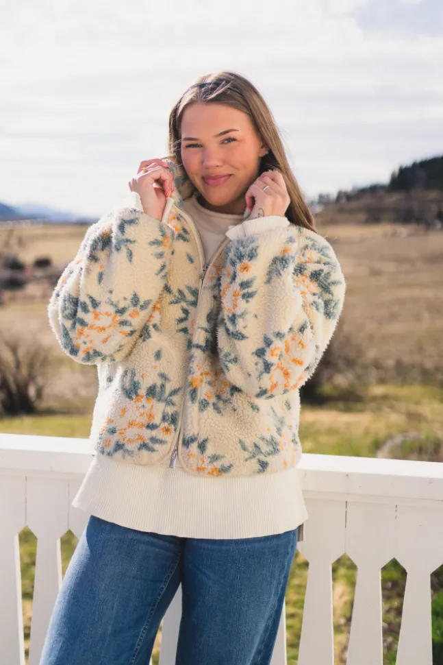 Rype Fleece Jacket Light Yellow Mix