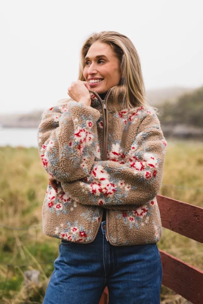 Rype Fleece Jacket Taupe Mix