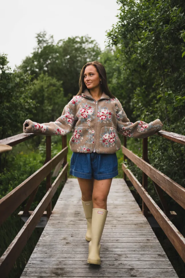 Rype Fleece Jacket Taupe Mix