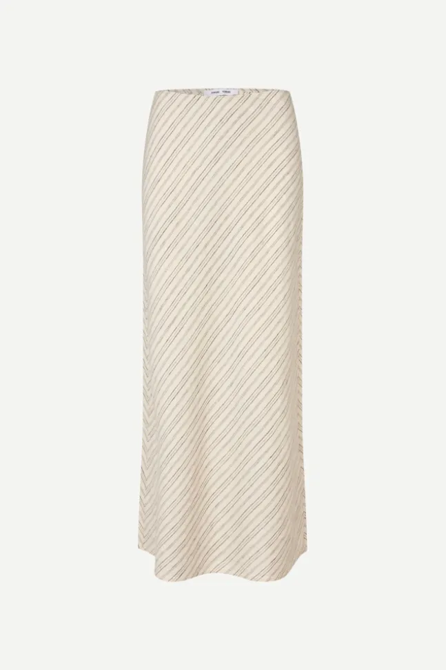 Saagneta Long Skirt 14329 Bone Stripe
