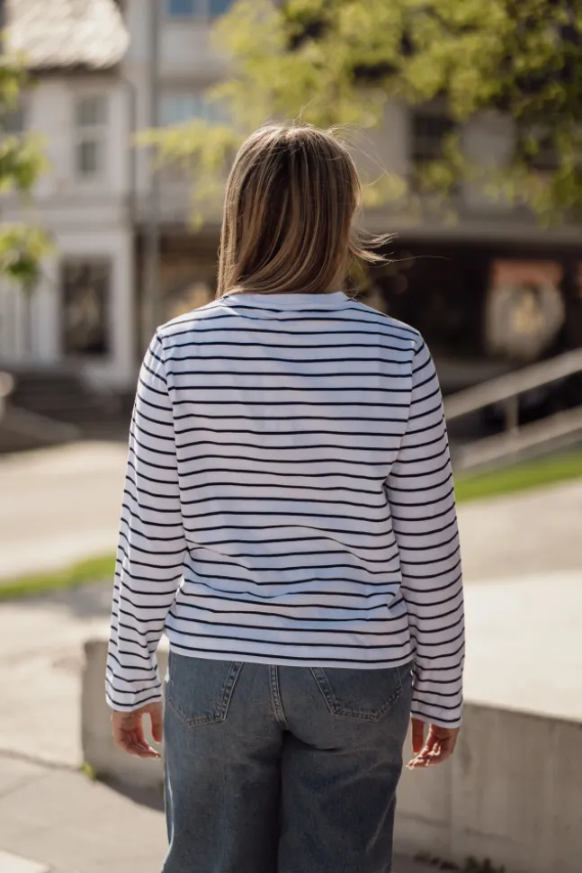 Sacamino LS T-Shirt 6024 Salute Stripe