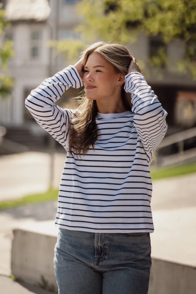 Sacamino LS T-Shirt 6024 Salute Stripe