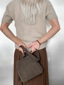 Sac Mini Suede Truffle