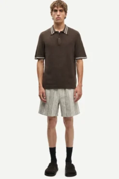 Sajabari Fly Shorts 14749 Brown Stripe