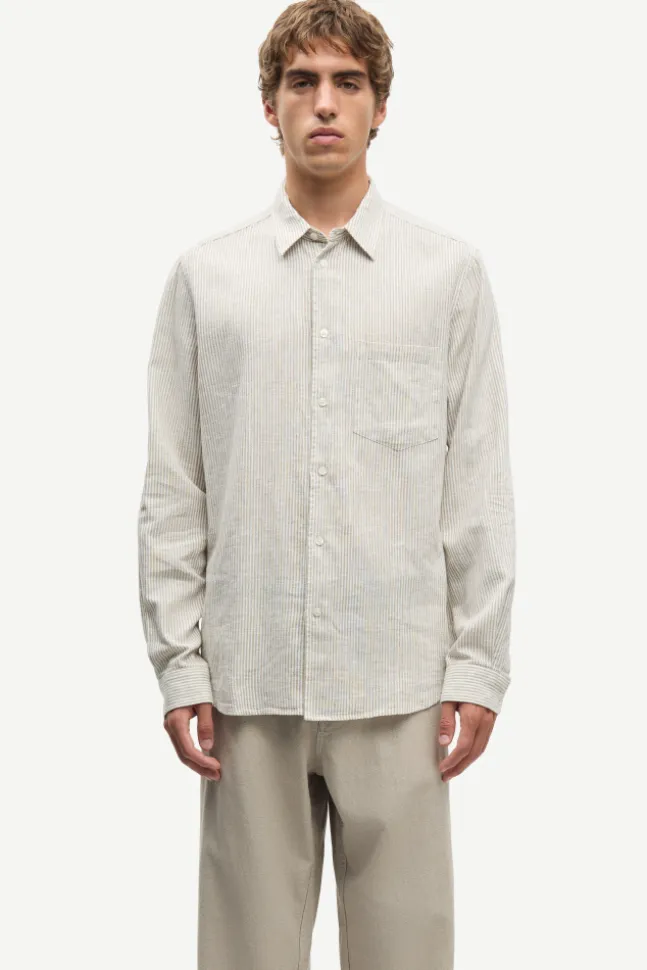Saliam FP Shirt 16065 Aluminium Stripe