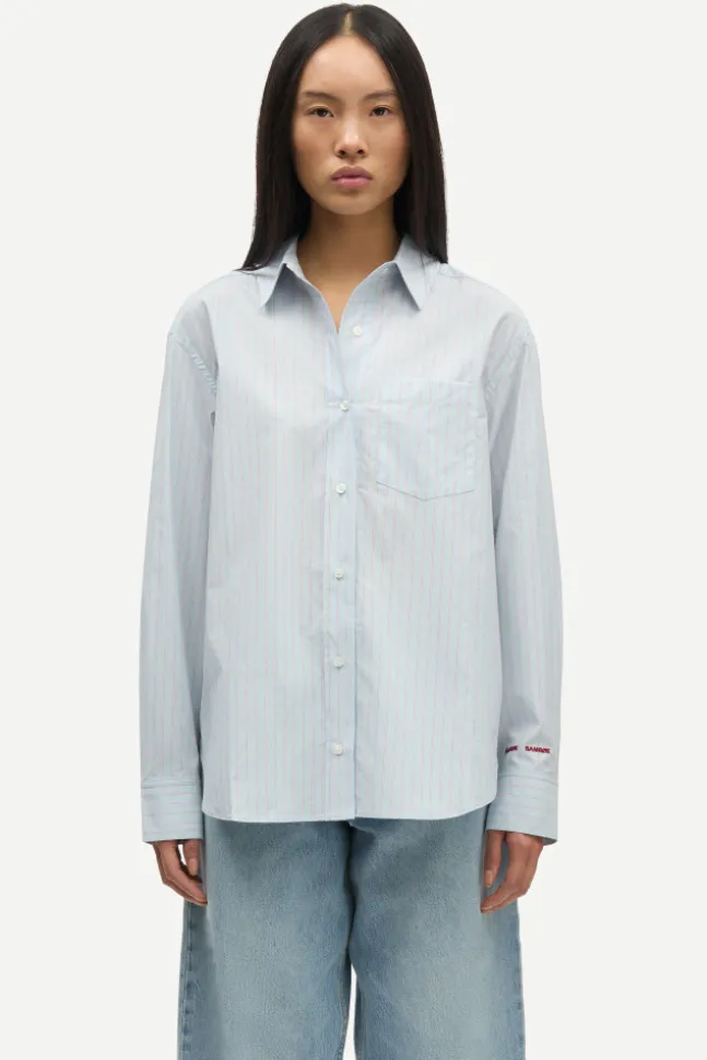 Salova Pocket Shirt 15756 Rugby Blue Stripe