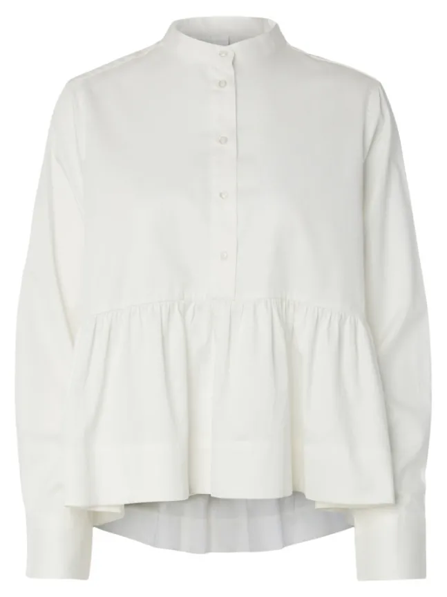 Salsy LS Shirt Star White