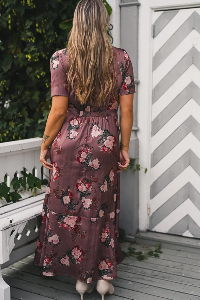 Samira Dress Velvet Roast