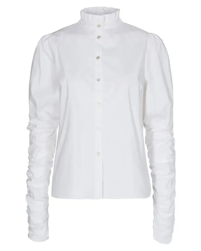 Sanna Puff Shirt White