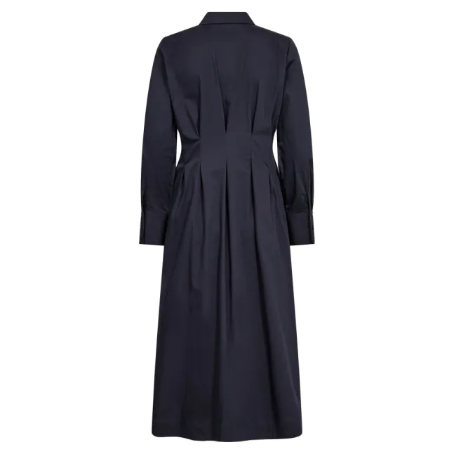Sanna Shirt Long Dress Navy