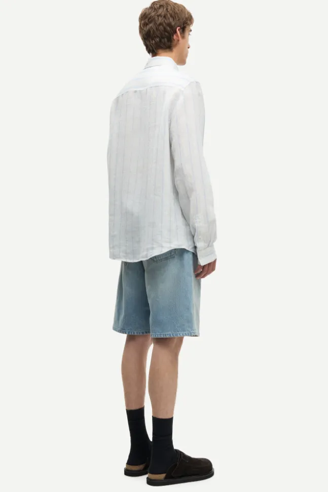 Saryan J Shirt 16047 Clear Blue Stripe