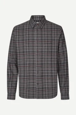 Saryan J Shirt 15501 Grey Brown Check