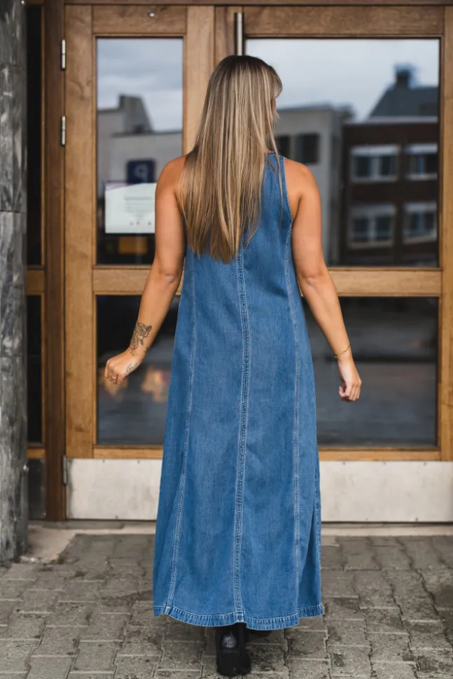 Saskylar Dress 15645 Medium Denim Blue