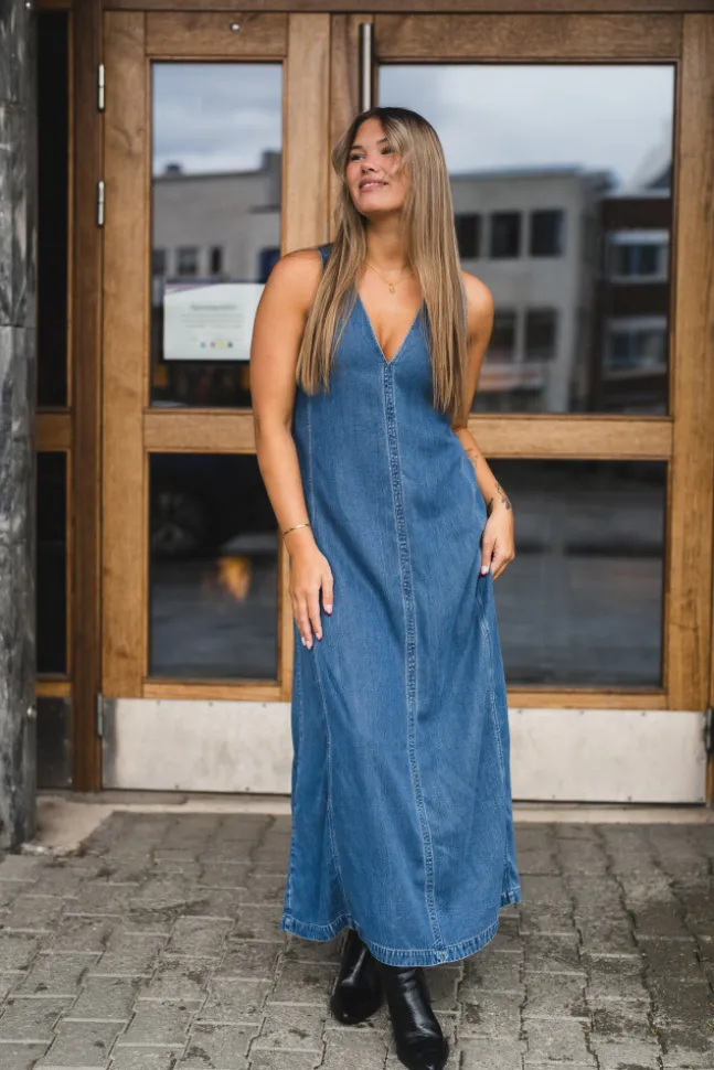 Saskylar Dress 15645 Medium Denim Blue