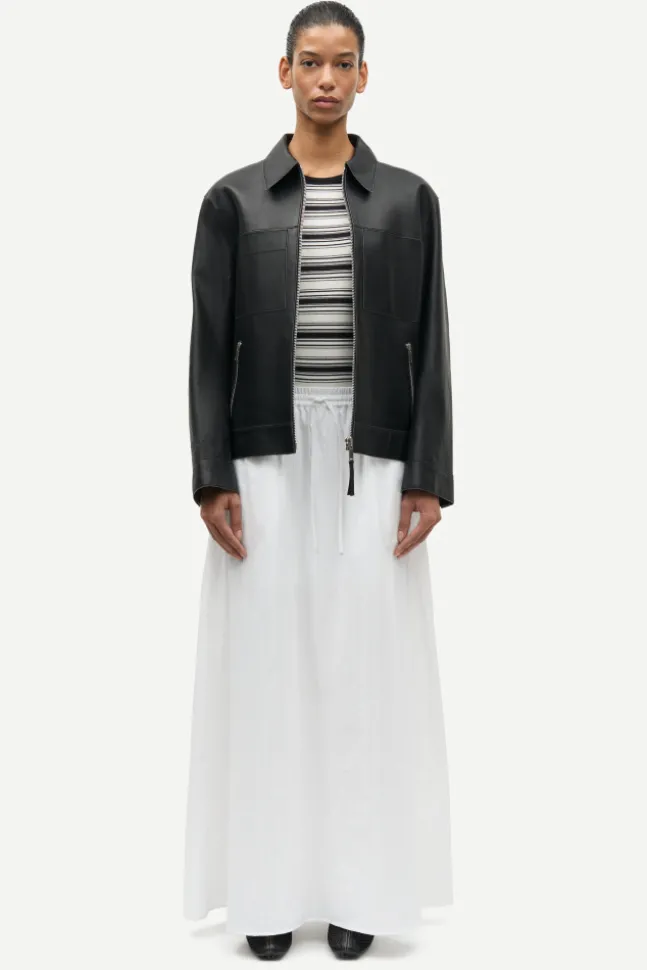 Satina Maxi Skirt 15904 White
