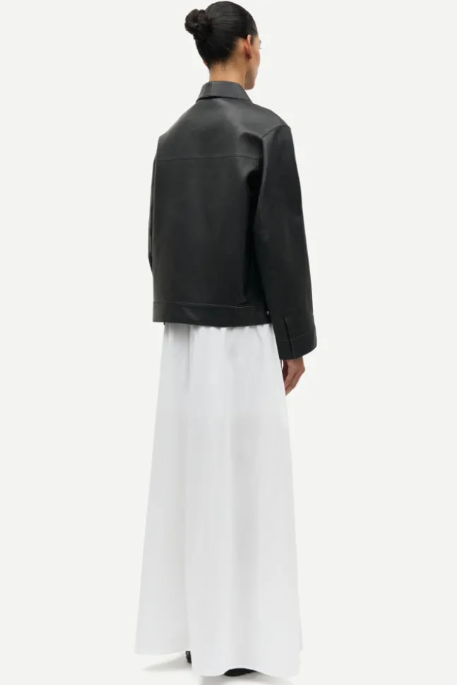 Satina Maxi Skirt 15904 White